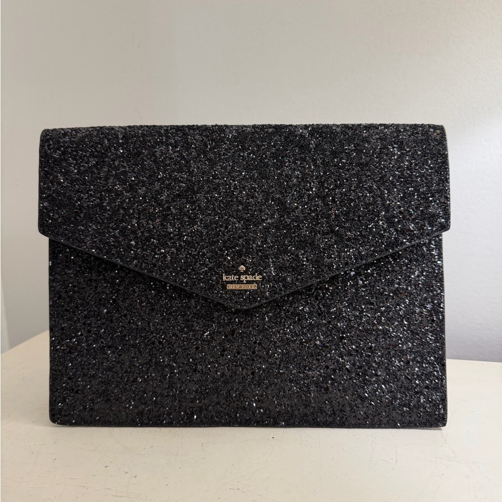 Kate Spade Black Laurel Way Envelope Clutch